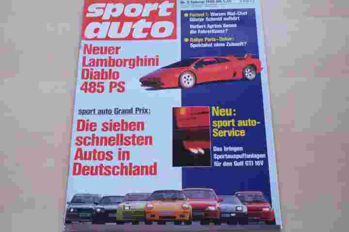 Deckblatt Sport Auto (02/1990)